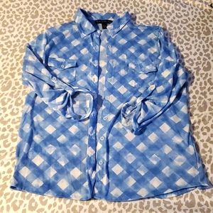 French Laundry plaid top